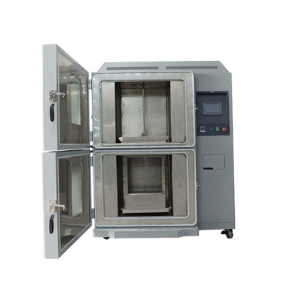 Good price 304 Steel Rapid Thermal Shock Test Chamber Two Zone IEC 60068-2-14 Standard online